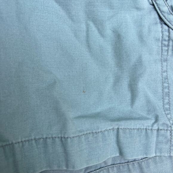 The North Face pale blue cotton cargo pocket casual shorts Size 10 - Picture 4 of 7